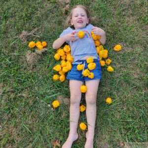 Grenada Seasoning peppers on toddler