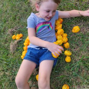 Grenada Seasoning peppers on toddler